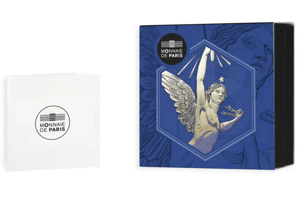 Monnaie de Paris 1000 Euros 2026 BU Le génie français génie de la liberté Or Dans son coffret