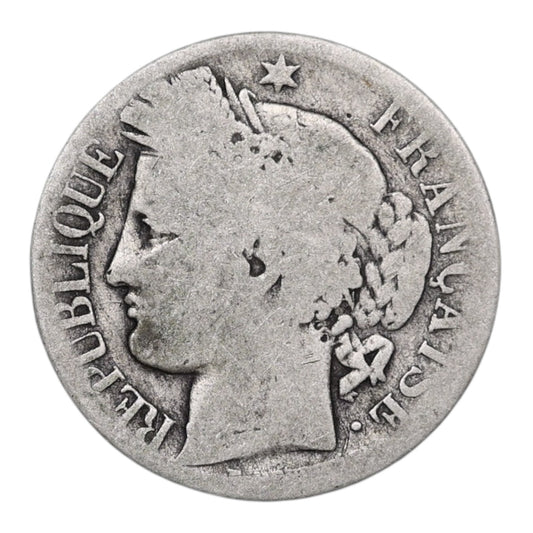 Ceres 1 Franco 1849 A París Plata