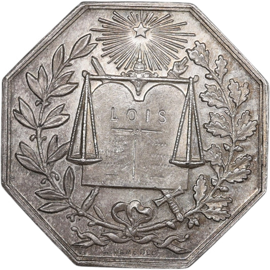Ficha Cámara de Notarios de Romorantin (Loir et Cher) Plata 12,99 gr 29 mm