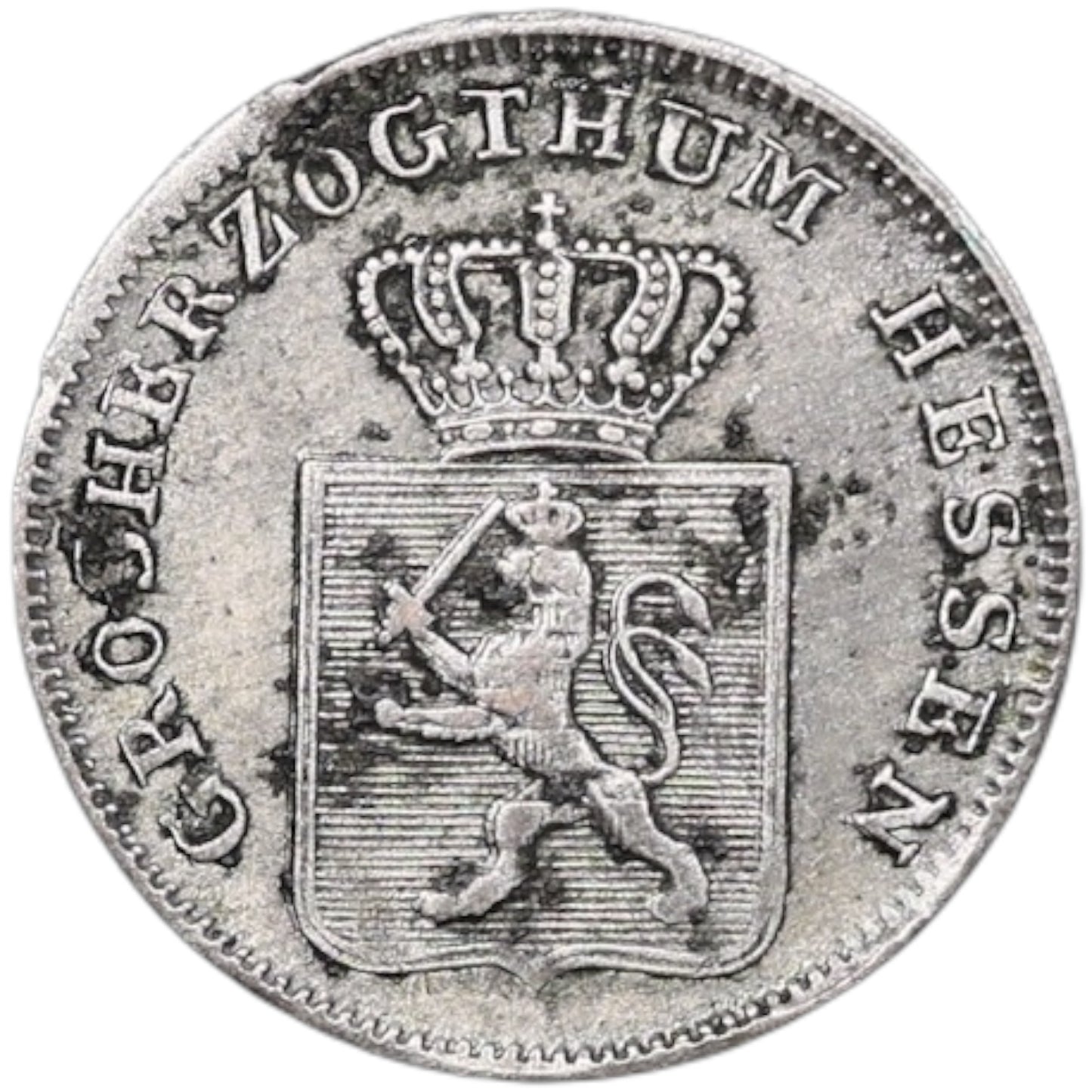 Allemagne 3 Kreuzer 1856 Hesse Darmstadt 1.24 gr