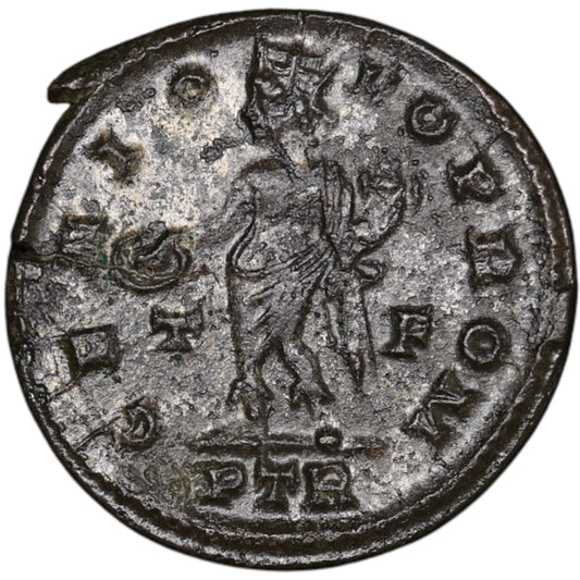 Licinius (308-324) Follis genius Pop ROM Treves 3.36 GR 21 mm