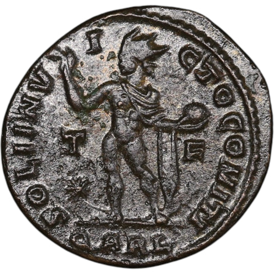 Constantin Ier (306-337) Follis Only Invicto Count Arles 3.94 Gr 21 mm
