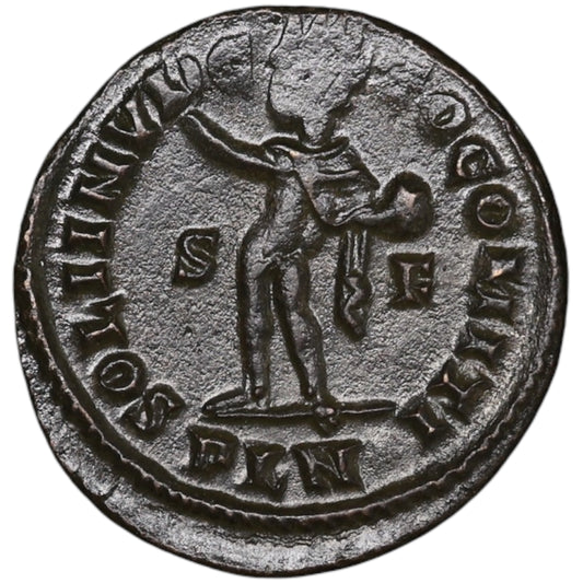 Constantin Ier (306-337) Follis Only Invicto Count London 3.38 gr 20 mm