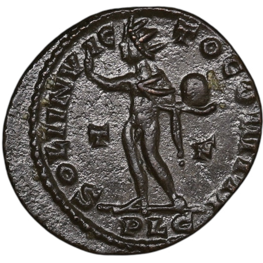 Constantin Ier (306-337) Follis Only Invicto Count Lyon 2,92 Gr 20.5 mm