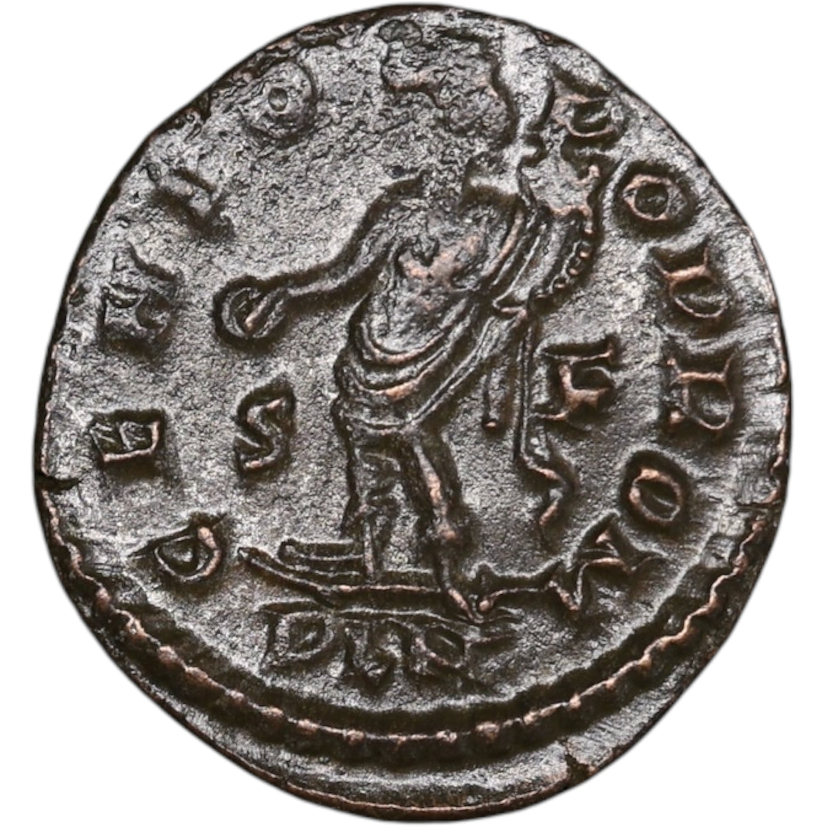 Licinius (308-324) Follis Genio Pop Rom Londres 3.39 gr 21 mm