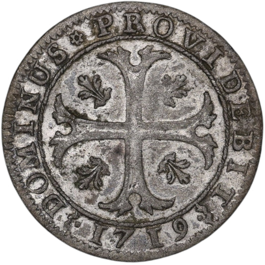 Suisse Canton de Berne 1/2 Batzen 1719 1.84 gr
