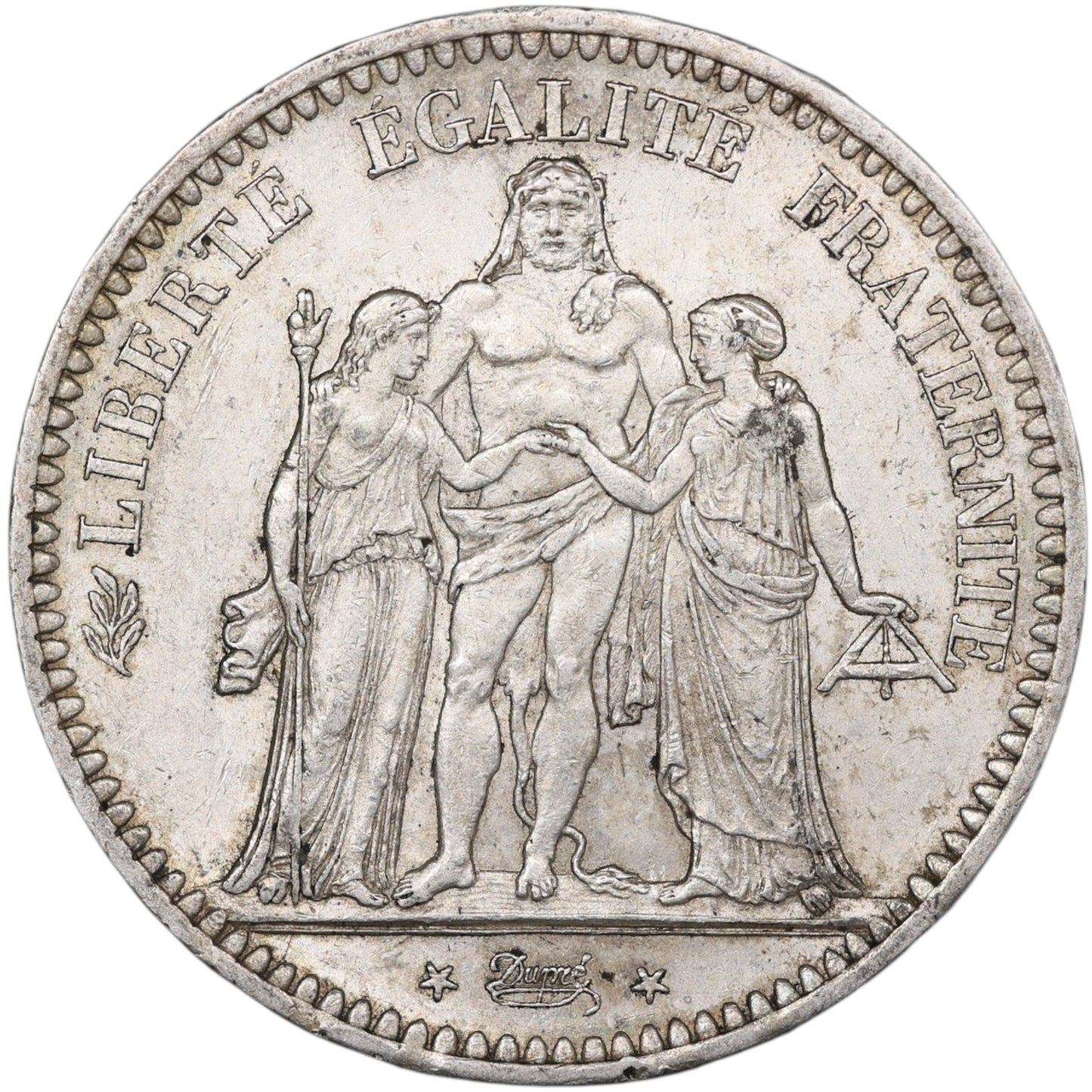 Seconde République 5 Francs 1849 A Paris Hercule Argent 24.97 gr
