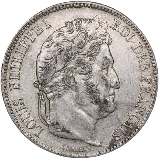 Louis-Philippe Ier (1830-1848) 5 Francs Argent 1833 A Paris Domard 2ème type 24.94 gr