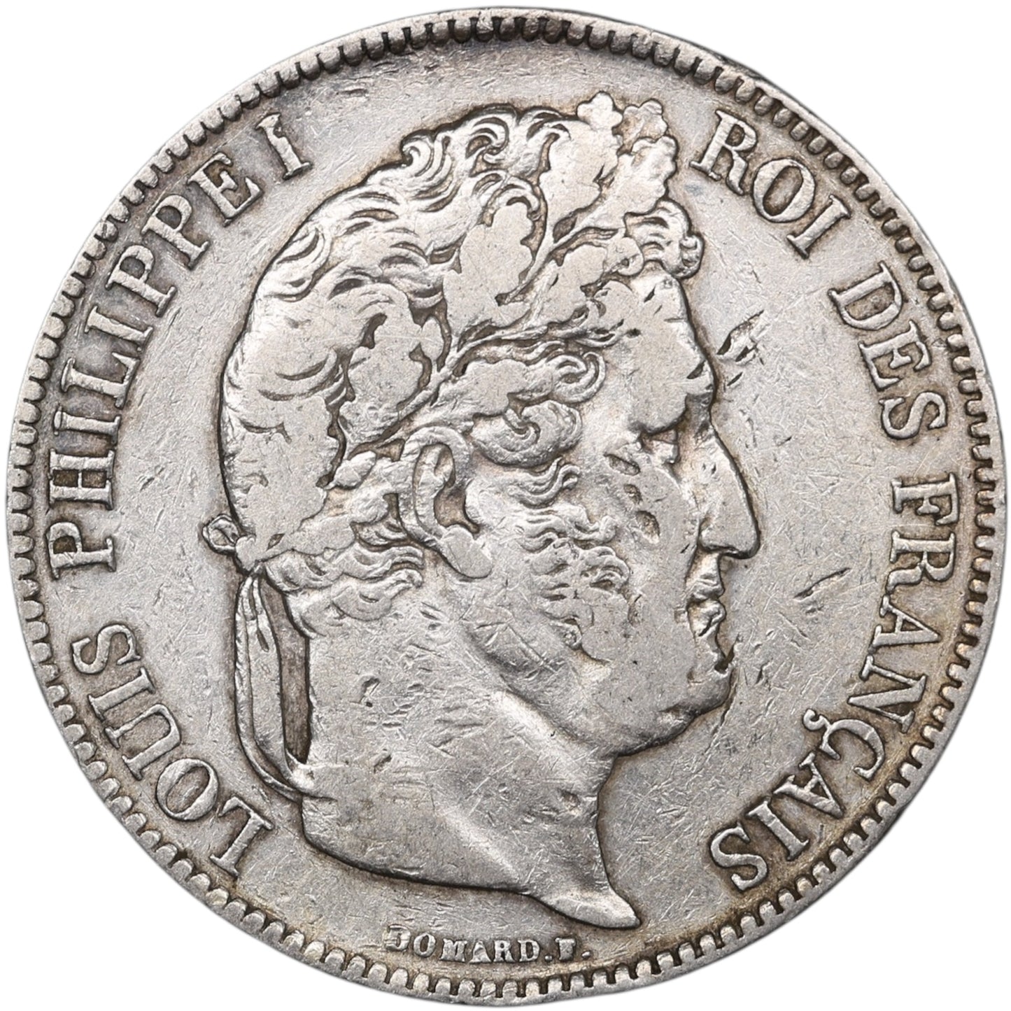 Louis-Philippe (1830-1848) 5 Francs Argent 1835 A Paris Domard 2ème type 24.87 gr