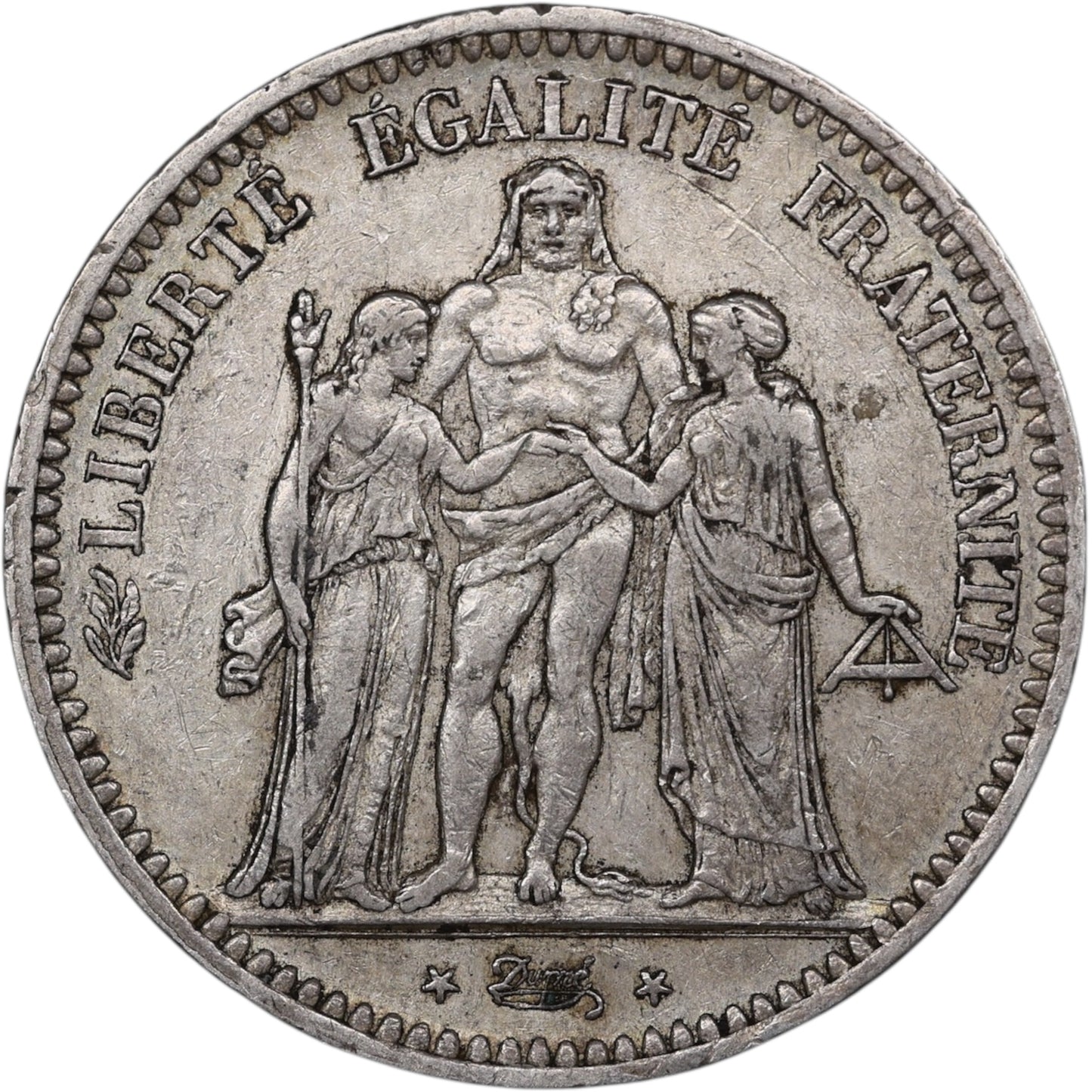 Seconde République (1848-1852) 5 Francs Argent 1849 A Paris Hercule 24.93 gr