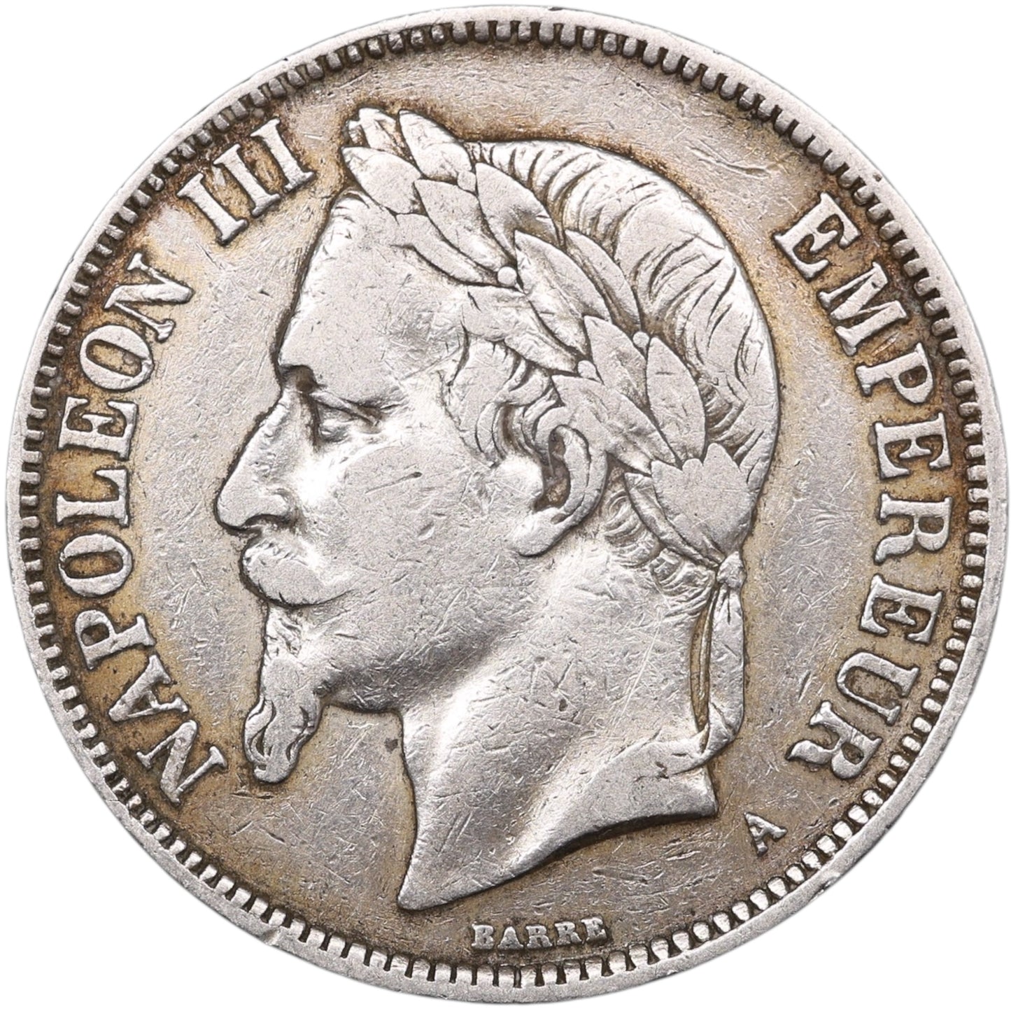 Napoléon III (1852-1870) 5 Francs Argent 1870 A Paris 24.71 gr