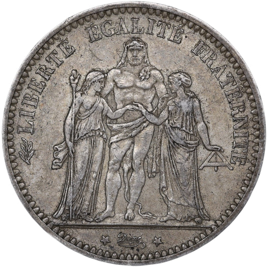 Troisième République (1871-1840) 5 Francs Argent 1873 A Paris Hercule 24.88 gr