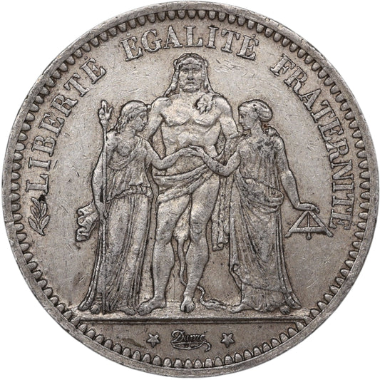 Troisième République (1871-1840) 5 Francs Argent 1873 A Paris Hercule 25.00 gr