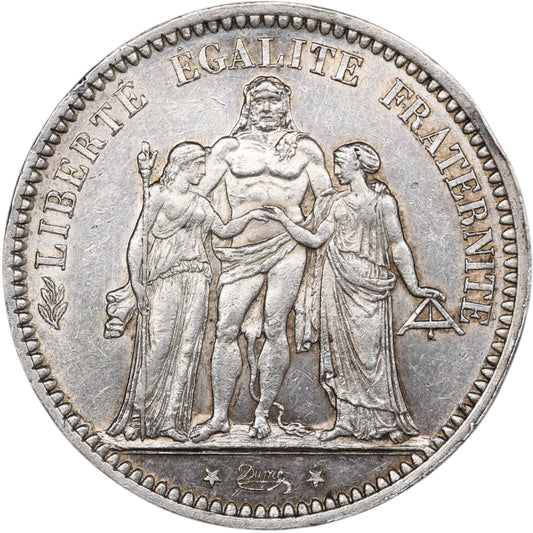 Troisième République (1871-1840) 5 Francs Argent 1873 A Paris Hercule 25.00 gr