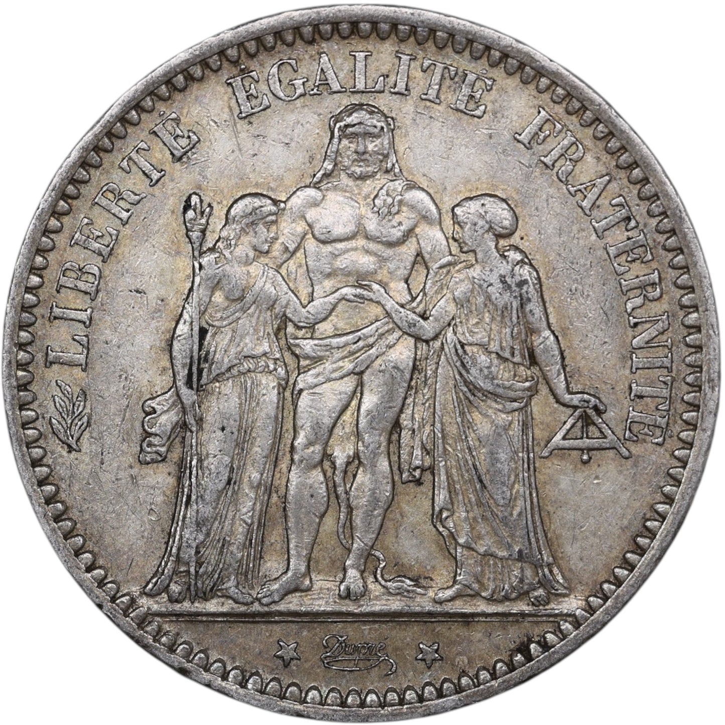 Troisième République (1871-1840) 5 Francs Argent 1873 A Paris Hercule 24.91 gr