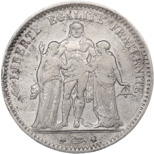 Troisième République (1871-1840) 5 Francs Argent 1874 K Bordeaux Hercule 24.72 gr