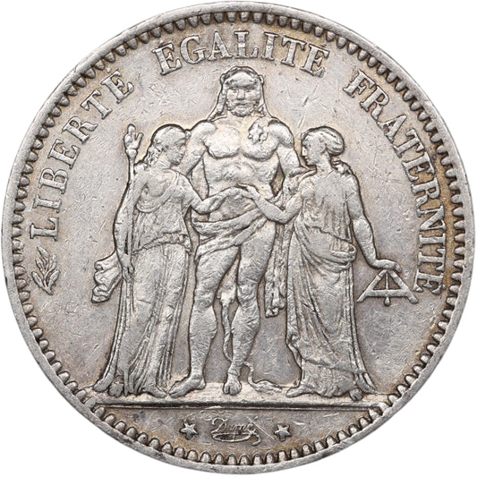 Troisième République (1871-1840) 5 Francs Argent 1875 A Paris Hercule 24.96 gr