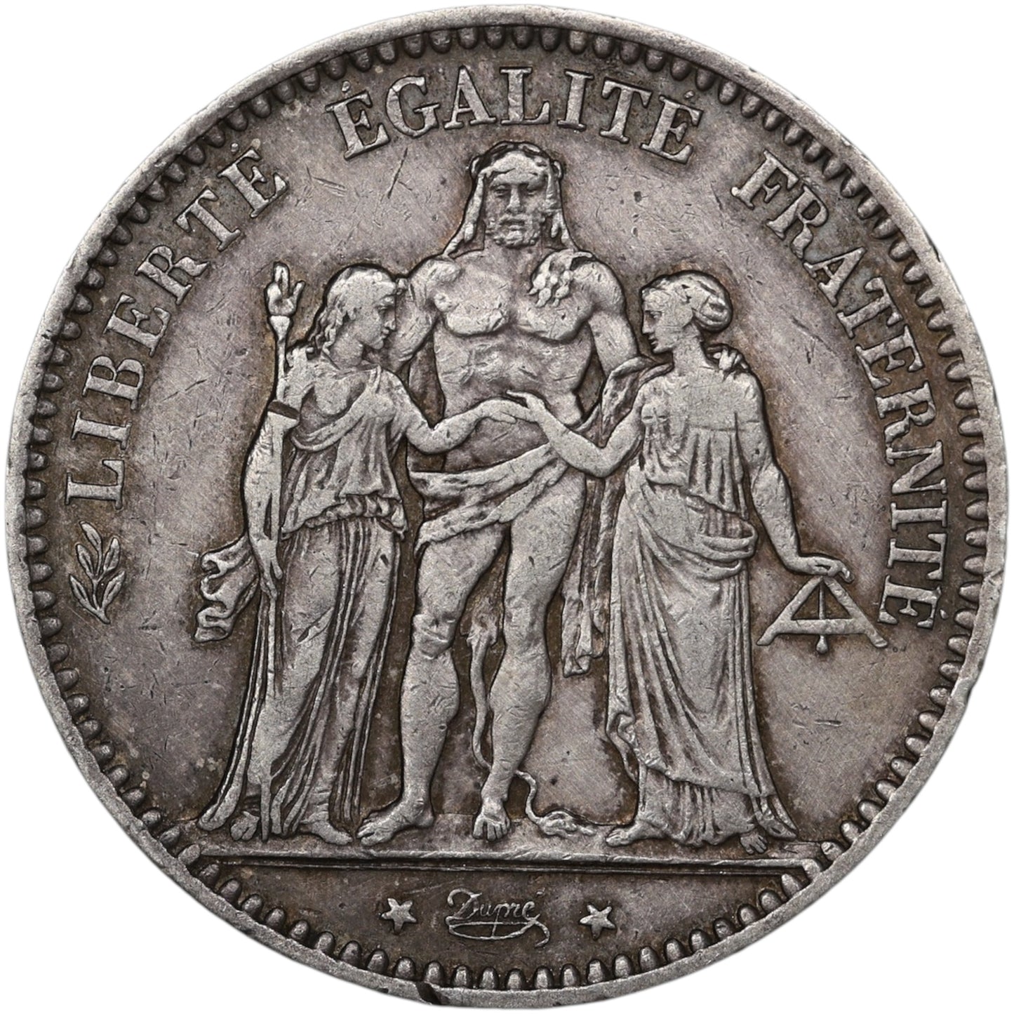 Troisième République (1871-1840) 5 Francs Argent 1875 A Paris Hercule 25.00 gr