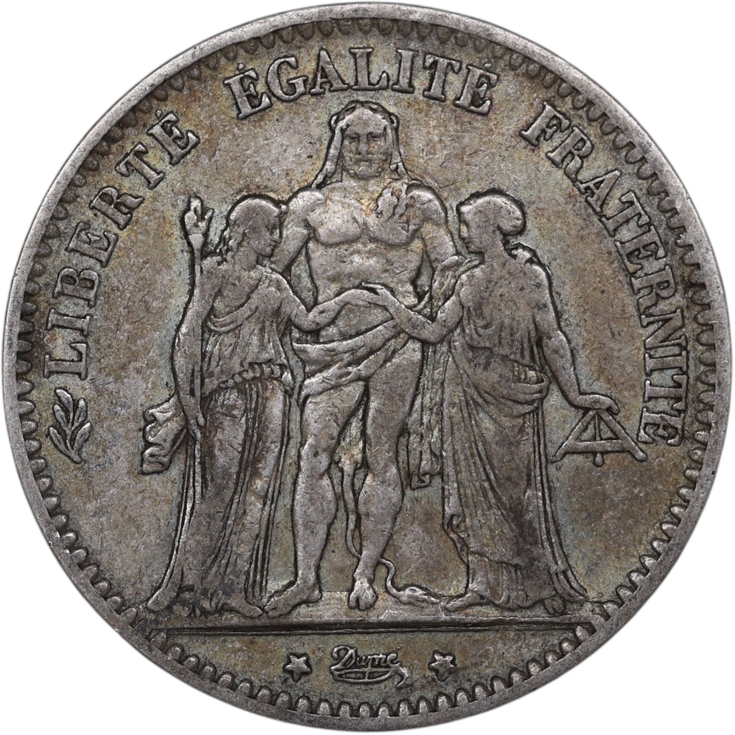 Troisième République (1871-1840) 5 Francs Argent 1875 K Bordeaux Hercule 24.79 gr