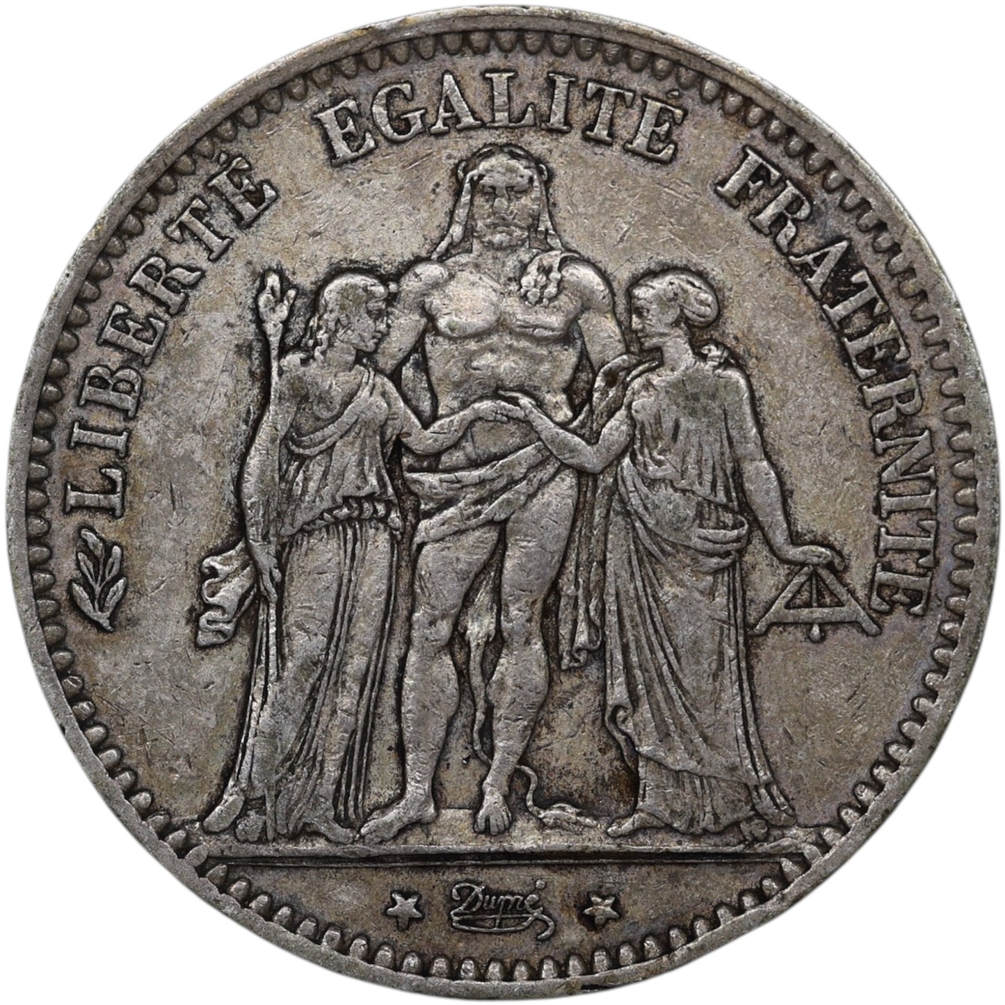 Troisième République (1871-1840) 5 Francs Argent 1877 A Paris Hercule 24.84 gr
