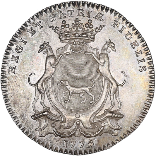 Jeton Bourgogne Maire de Dijon Guillaume Raviot 1775 Argent 30 mm 9.20 gr