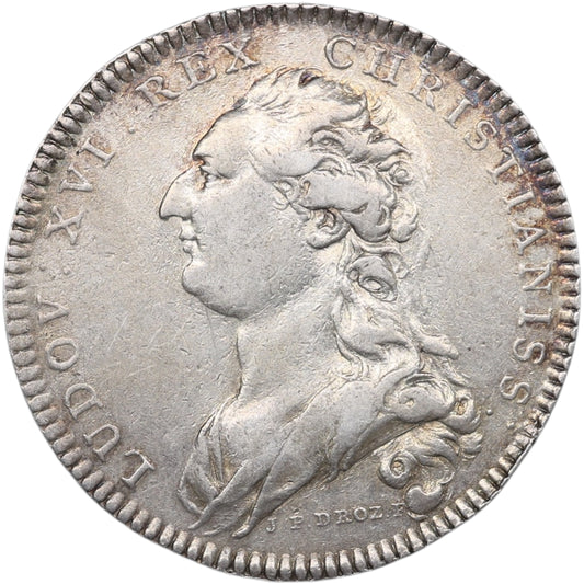 Jeton Chambre des Monnaies Louis XVI Argent 8.03 gr 30 mm