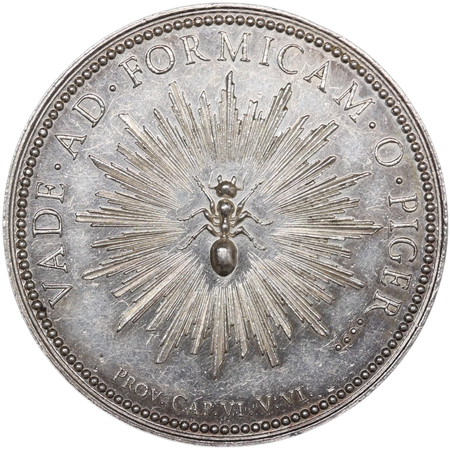 Jeton Caisse d'épargne et de prévoyance de Lyon 1822 Argent 10.68 gr 33 mm