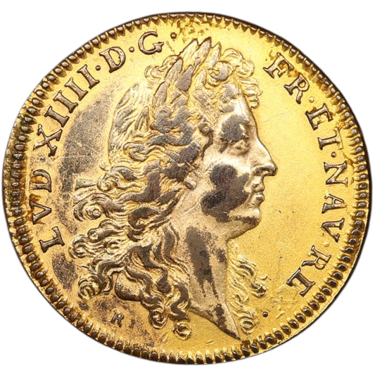 Jeton Louis XIV (1643-1715) Trésor royal 1681 Aqueduc 6.93 gr