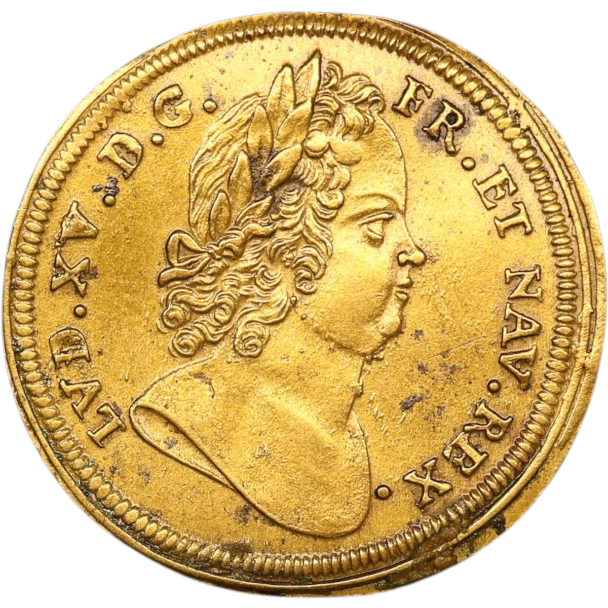 Ficha Núremberg Luis XV (1715-1774) Aurea Condet Saeculat 2,04 gr