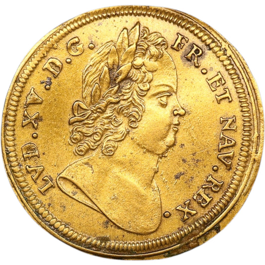 Jeton Nuremberg Louis XV (1715-1774) Aurea Condet Saeculat 2.04 gr