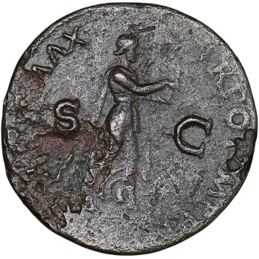 Nero (54-68) - As - Pontif Max TR Pot Imp PP - 11,09 gr