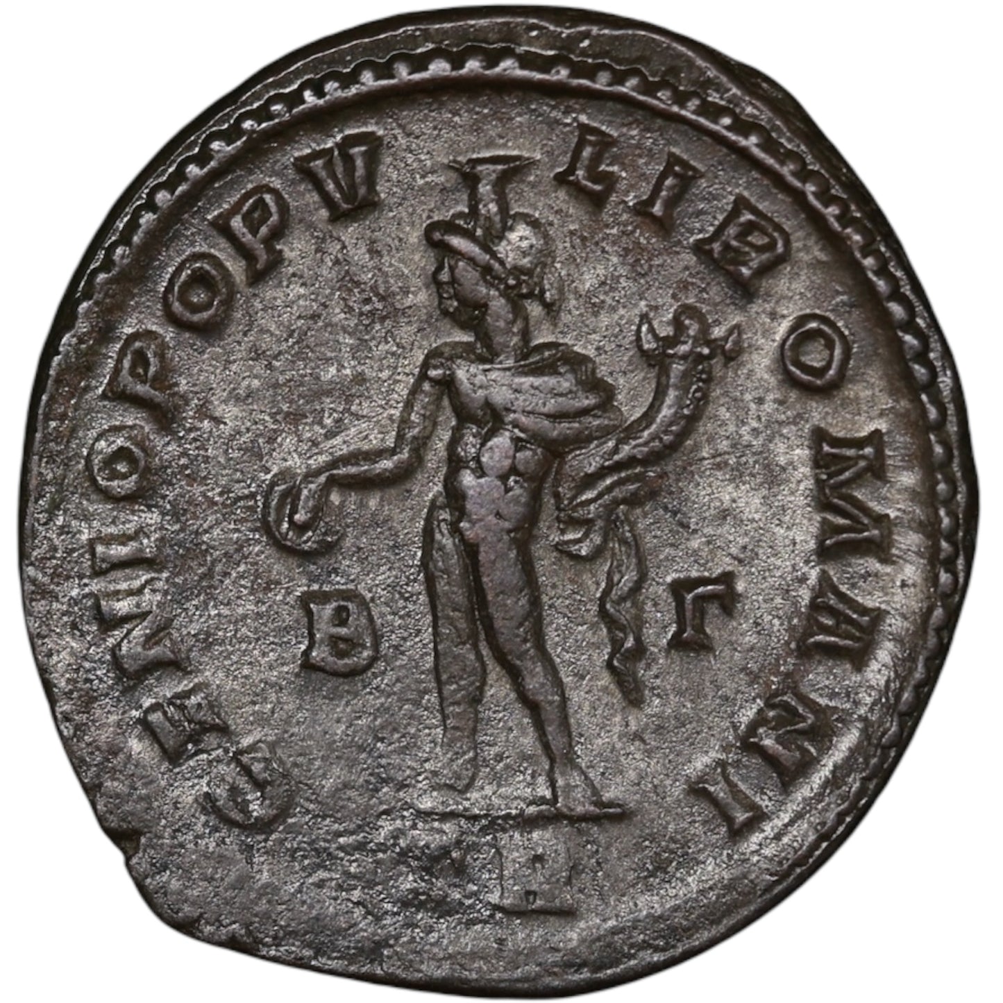 Dioclétien (285-305) Follis Genio Populi Romani Trêves 9.60 gr 28 mm