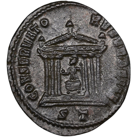 Maximiano Hércules (285-310) Follis CONSERVATORES VRB SVAE Ticinum 5,44 gr