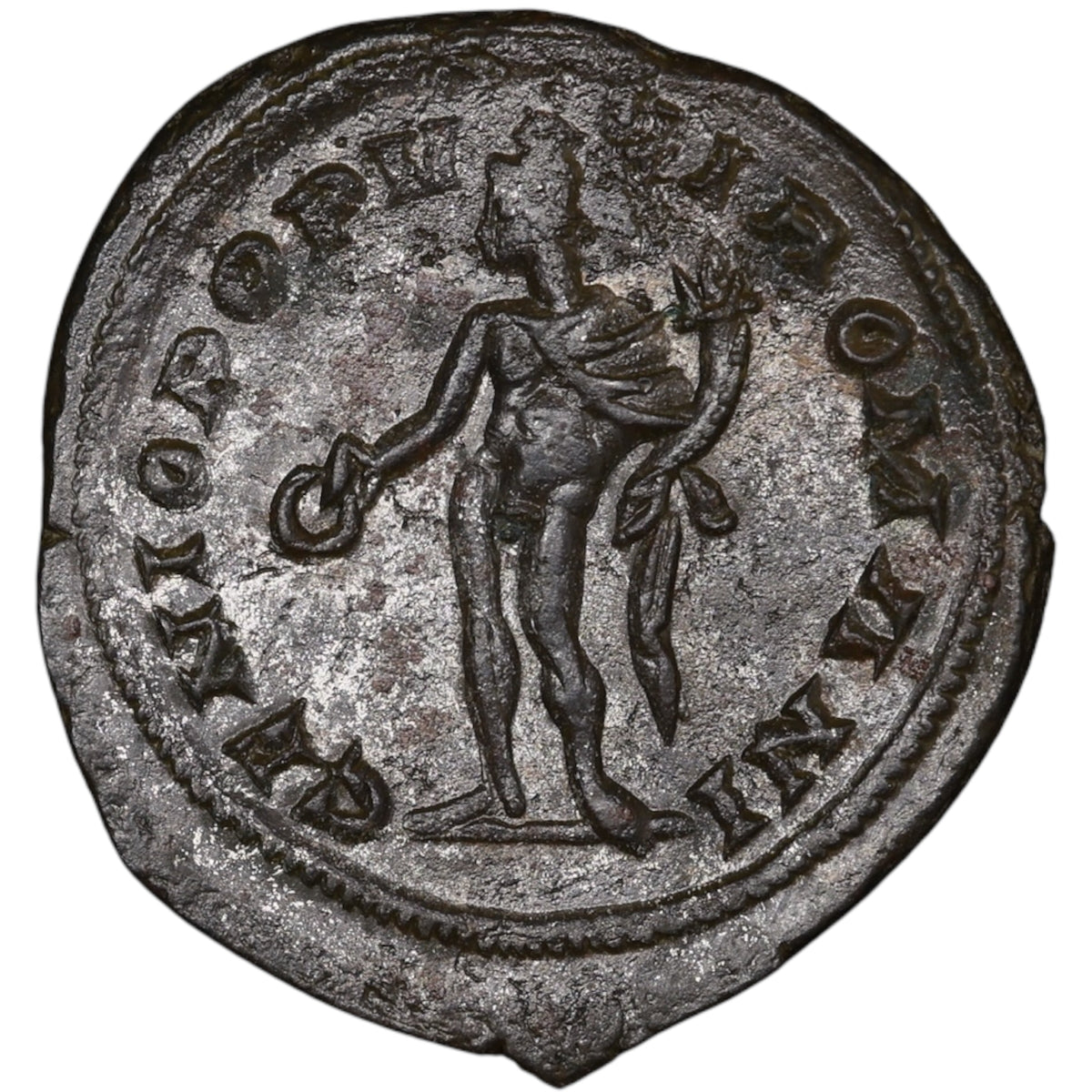 Maximien Hercules (285-310) Follis Genius of the Roman London 11,57 gr