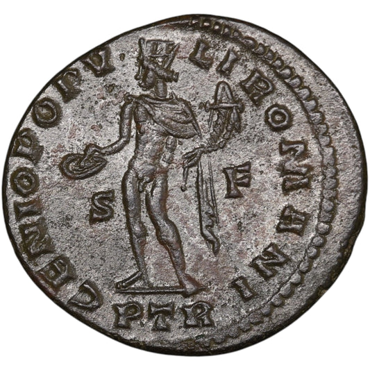 Galere (305-311) Follis genius Popvli Romani True 8,54 Gr