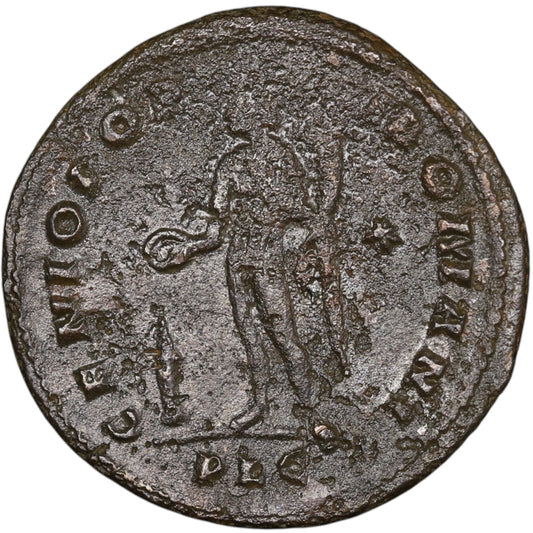 Sévère II (306-307) Follis Genio Popvli Romani Lyon 9.70 gr