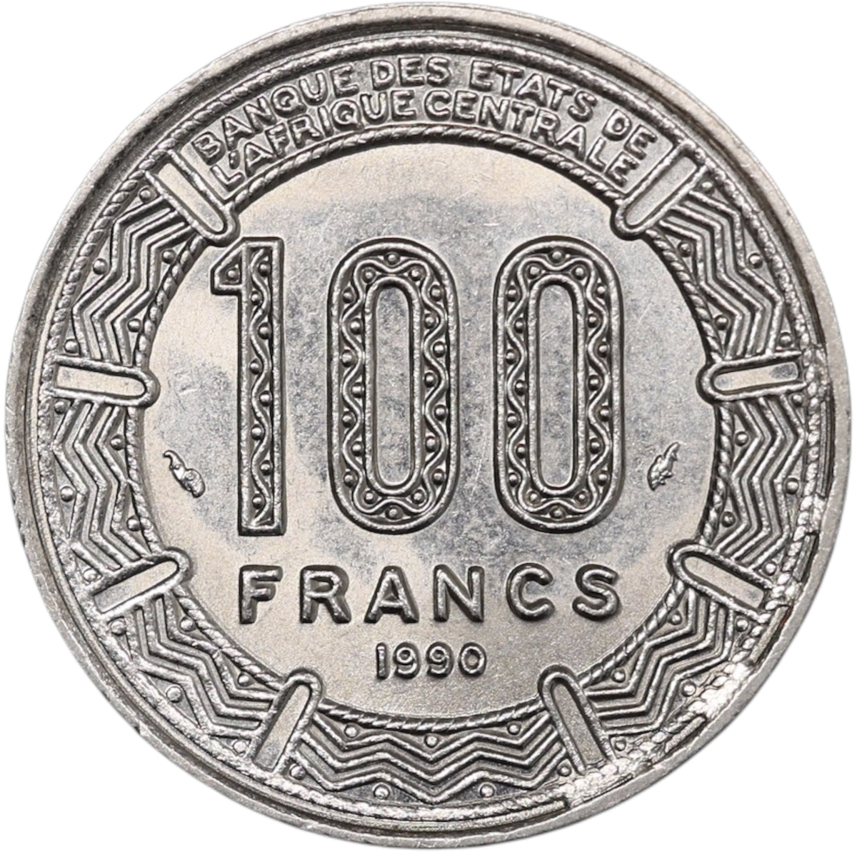 República del Chad 100 Francos 1990
