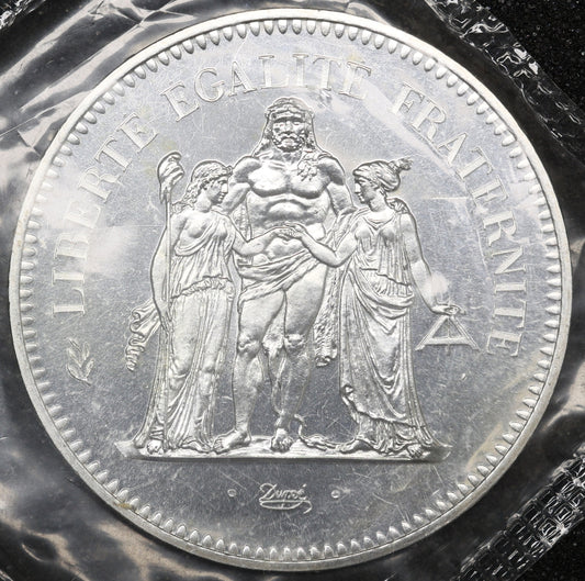 Hercule 50 Francs 1974 Argent issue du coffret FDC
