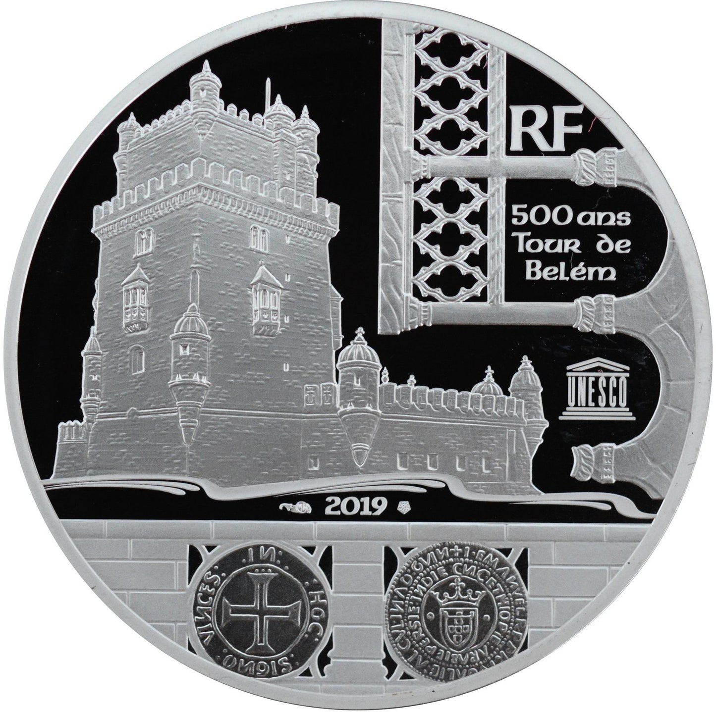 Monnaie de Paris 10 Euros 2019 BE UNESCO Tour de Belém Argent .999 Dans son coffret