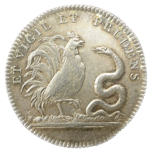 Jeton Louis XVI (1774-1792) College de Pharmacie 1778 Argent 9,47 gr 31 mm