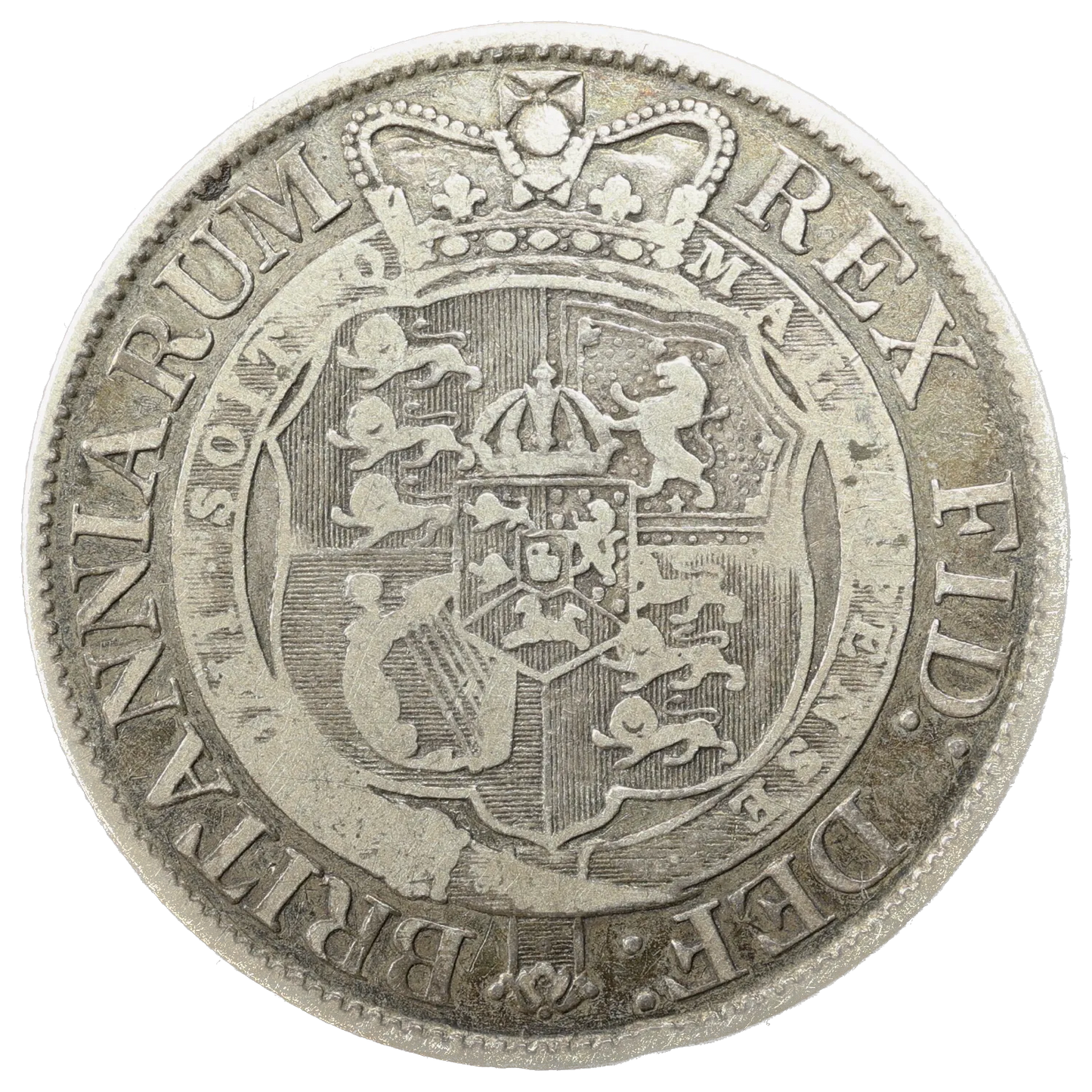Royaume-Uni George III (1760-1820) Silver Halfcrown 1819 Argent 13,66 gr
