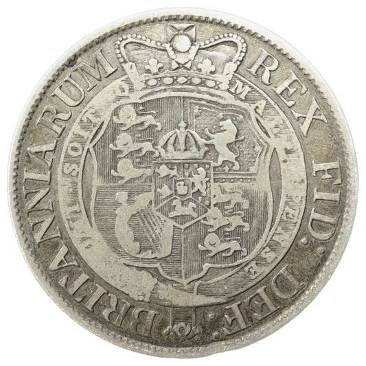 Royaume-Uni George III (1760-1820) Silver Halfcrown 1819 Argent 13,66 gr