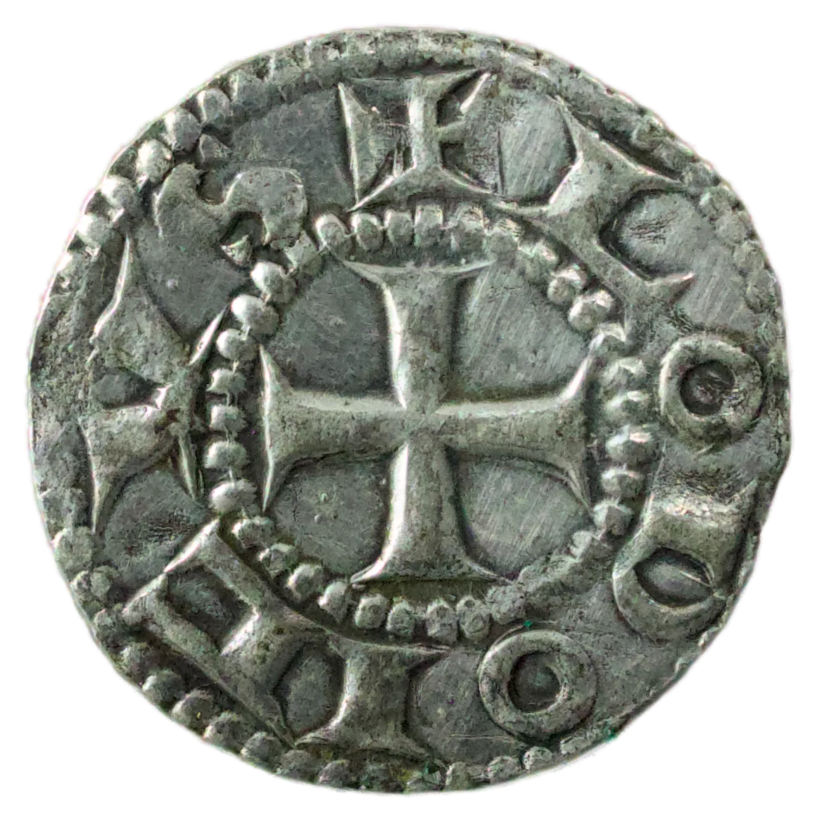 Féodale Angoulême Louis IV d'Outremer (936-954) Denier ✠ EGOLISSIME Ag 1.00 gr