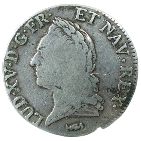 Louis XV (1715-1774) Écu à la vieille tête 1772 K Bordeaux 28.50 gr