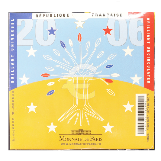 Paris Mint Official Series of Euros 2006 Brilliant Universal BU