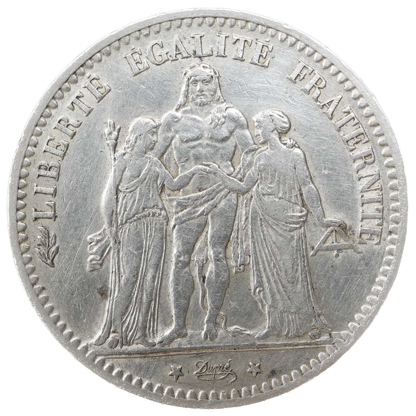 III ème République (1871-1940) 5 Francs Hercule 1878 K Bordeaux Argent 24.89 gr