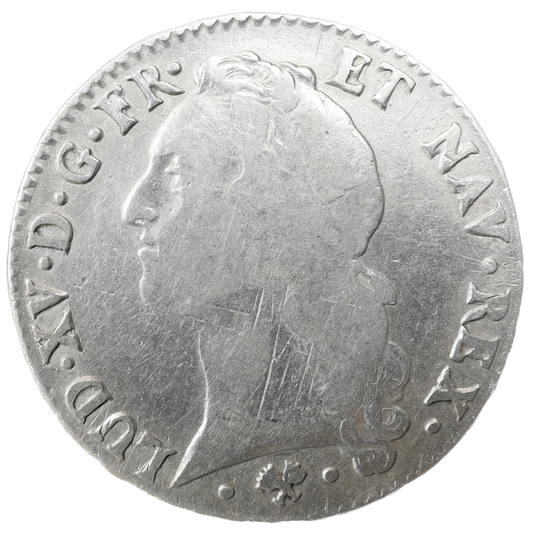 Louis XV (1715-1774) Écu au bandeau 1767 L Bayonne Argent 28.64 gr