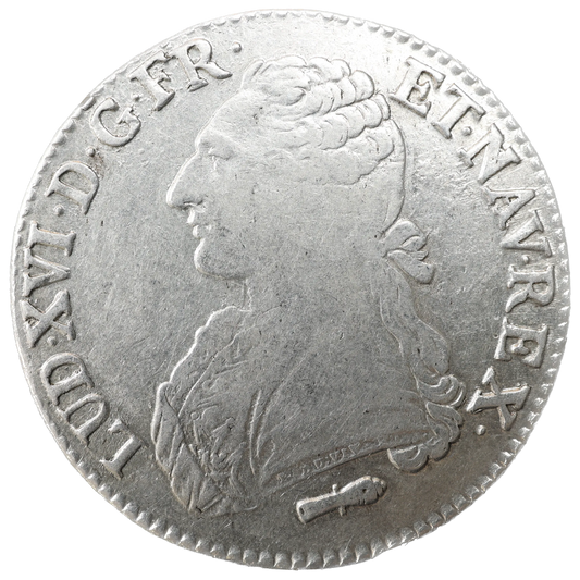 Louis XVI (1774-1792) Écu aux branches d'olivier 1781 Q Perpignan Argent 29.18 gr