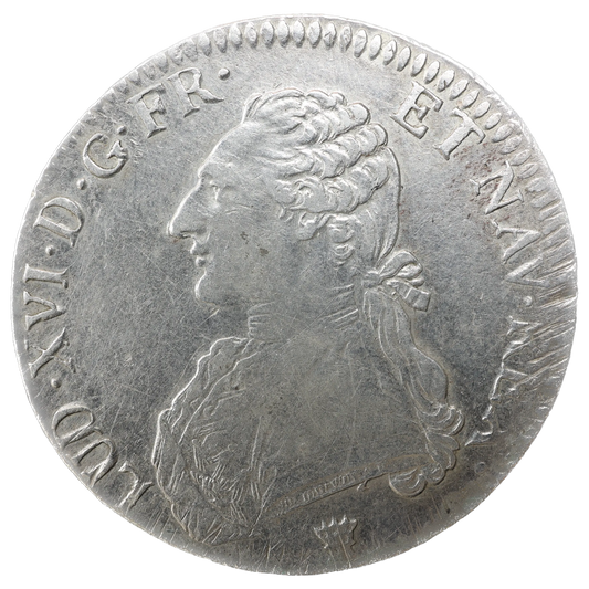 Louis XVI (1774-1792) Écu aux branches d'olivier 1787 I Limoges Argent 29.16 gr
