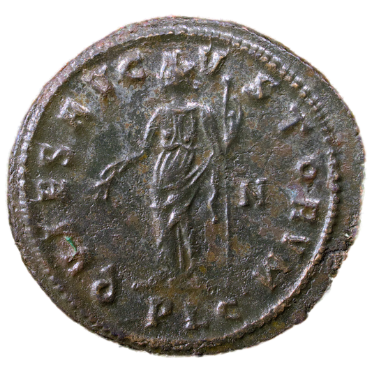 Diocletien (284-305) Follis de Lyon R/ QVIES AVGVSTORVM 8.28 gr
